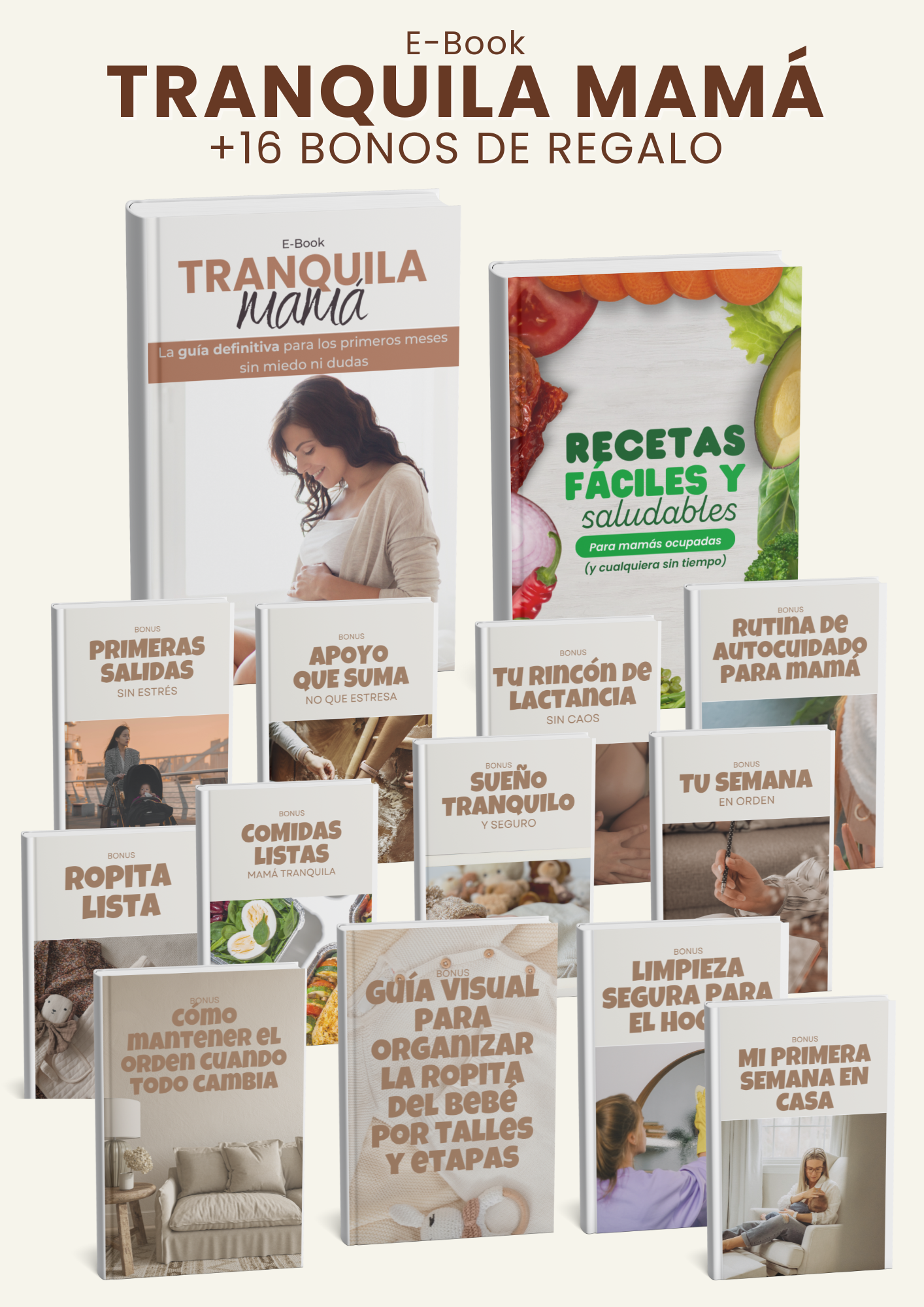 TRANQUILA MAMÁ: la guía definitiva para los primeros meses sin miedo ni dudas 💝